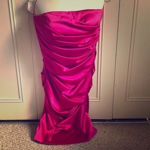 Fuchsia pink Cache dress